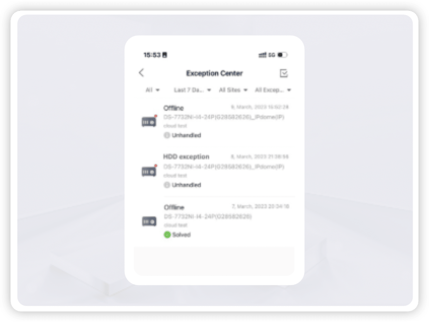 Keep an Eye on Device Status - Guarding Vision